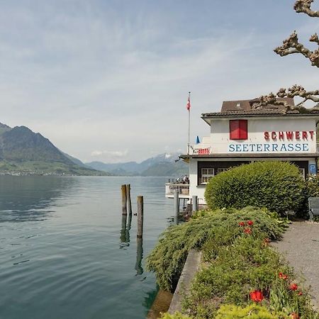 Seehotel Schwert ゲルサウ エクステリア 写真