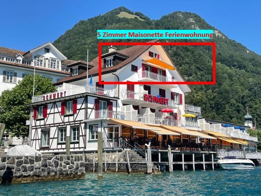 Seehotel Schwert ゲルサウ エクステリア 写真
