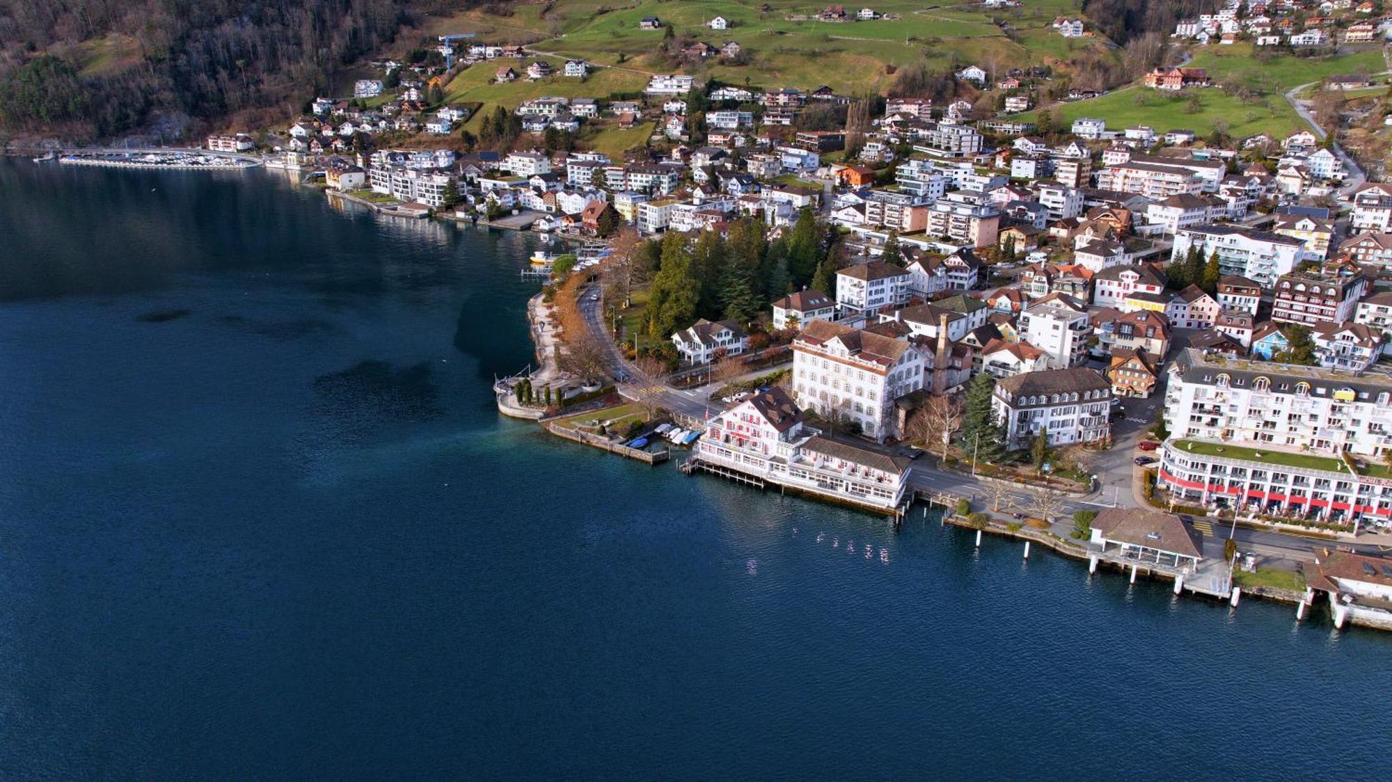 Seehotel Schwert ゲルサウ エクステリア 写真