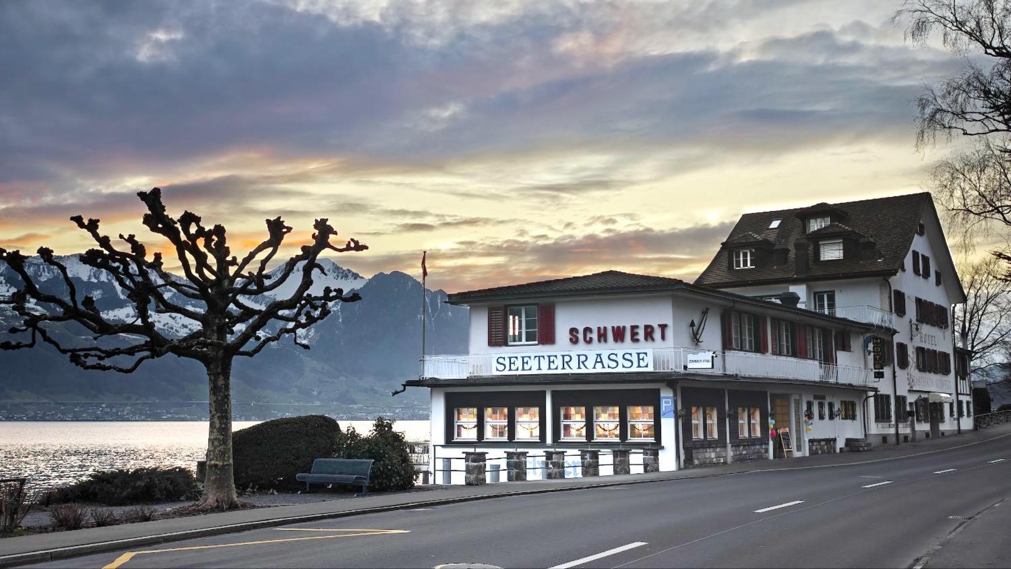 Seehotel Schwert ゲルサウ エクステリア 写真